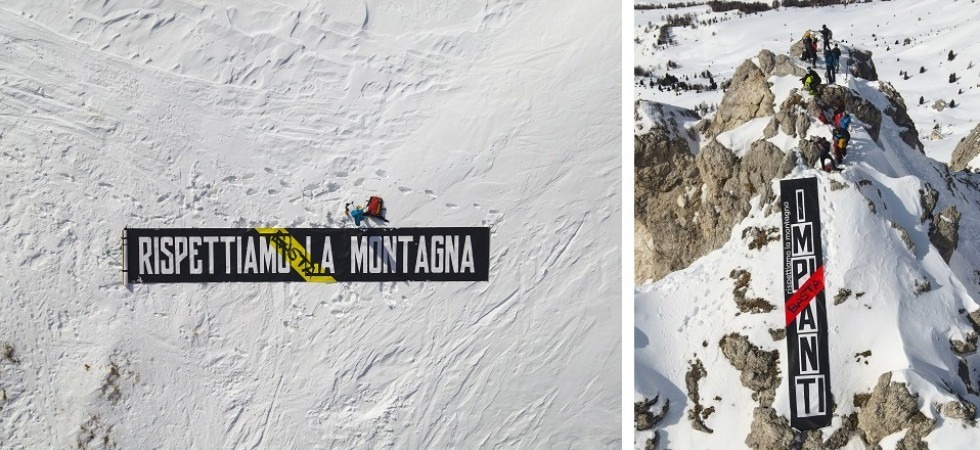 La crisi della montagna, imprenditori e professionisti del territorio salgono sul Settsass per protestare contro il turismo